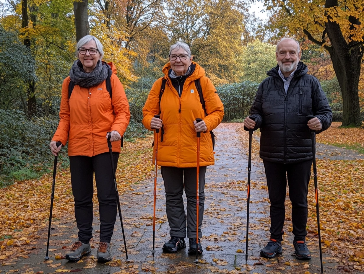 Скандинавська ходьба в парку