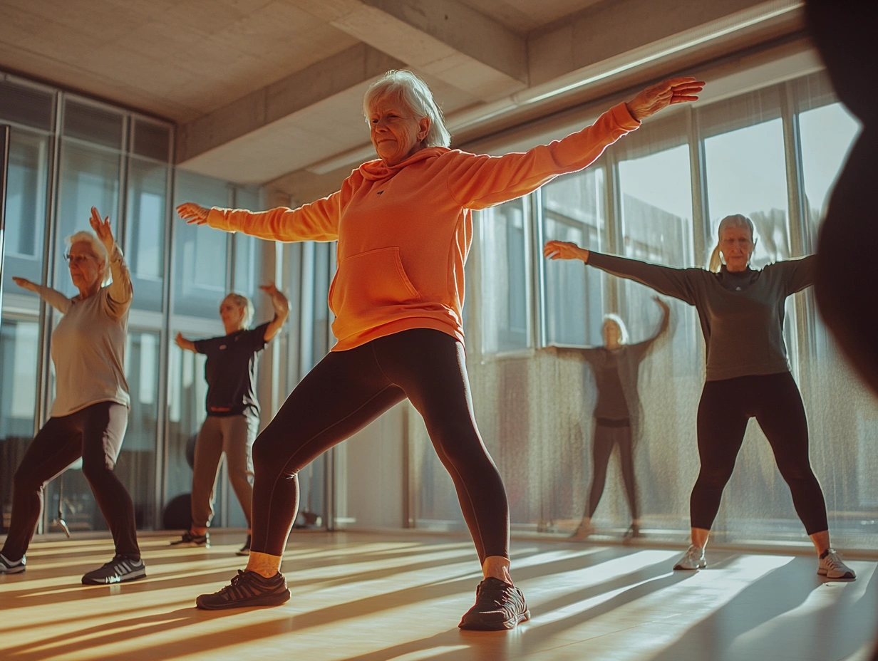 Група розтяжки для людей старшого віку