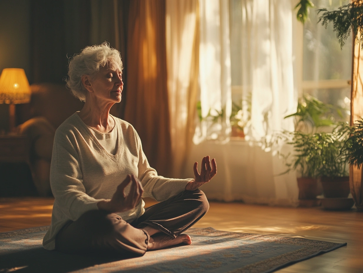 Заняття йогою для старшого віку
